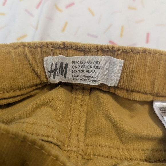 H&M Yellow Corduroys - Picture 2 of 2